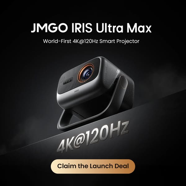 World-First 4K UHD Projector — JMGO IRIS Series