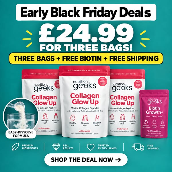 Special Deal: 3 Packs for £24.99 + FREE Biotin Boost