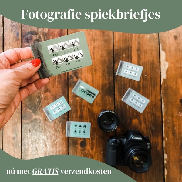 Fotografie spiekbriefjes