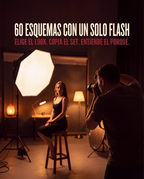 60 esquemas con un solo flash