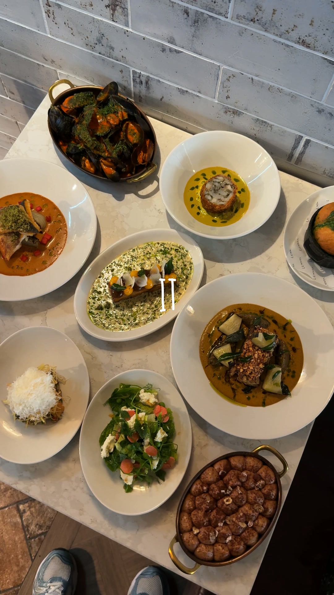 £35pp | collections | 10 sharing plates