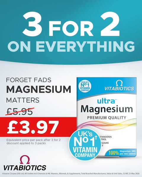 3 for 2 on Everything