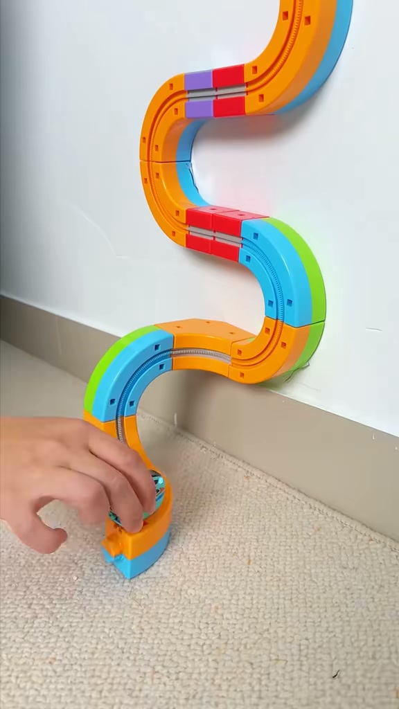 BlockRail™ | Magic Cube Train Track
