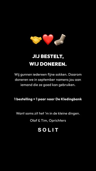 Jij bestelt, wij doneren