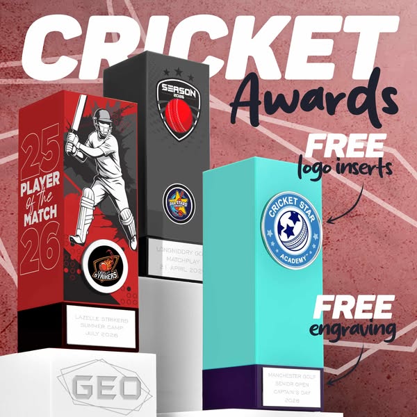 Huge Range of Cricket Awards. Shop Today!