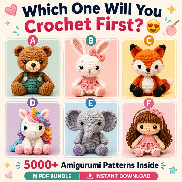 5000+ Amigurumi Crochet Patterns