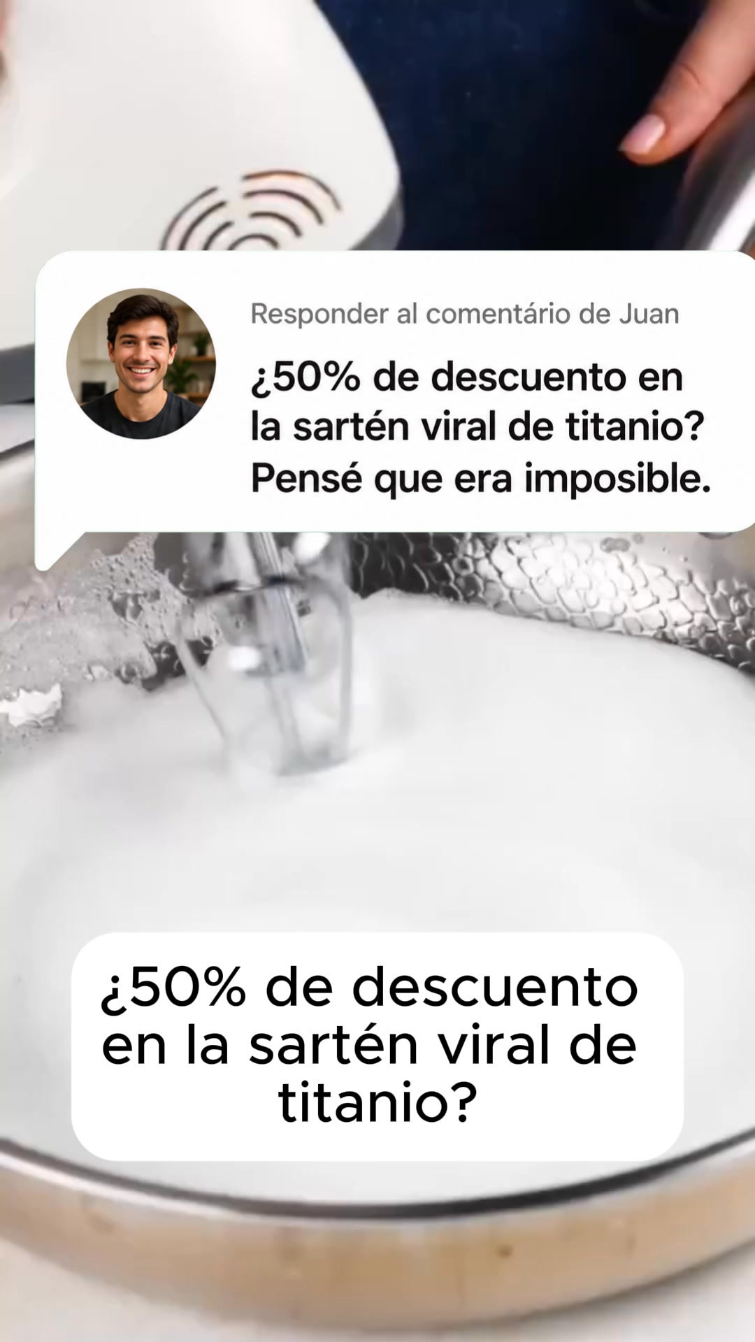 La Única Sartén de Titanio Puro No Tóxica