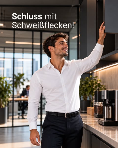 100% Schutz vor Schweißflecken