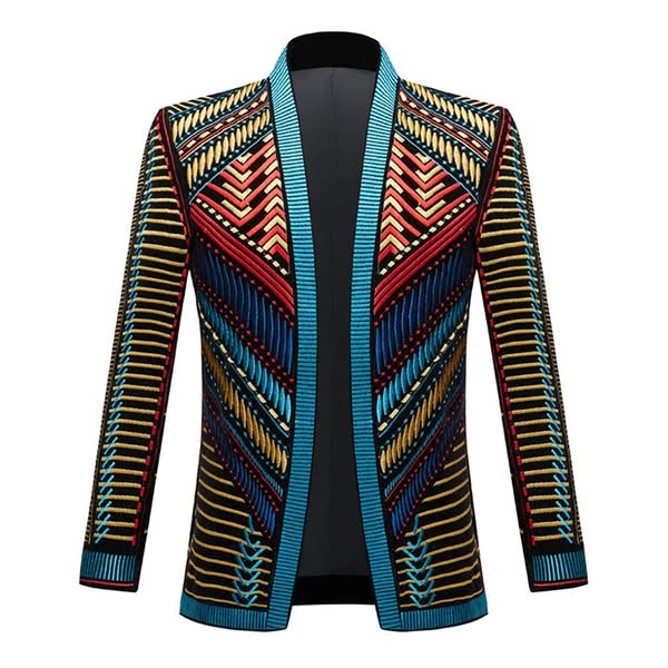 Gold Embroidery Tuxedo（3 Colors）S8031-1