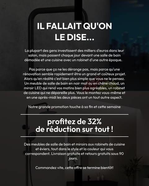 Jusqu'à -32% sur toute la gamme !