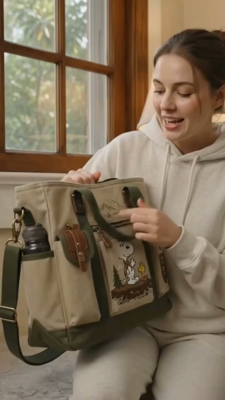 "Beagle Scout" 75th Anniversary Edition Heavy-Duty Multifunctional Outdoor Tote Bag
