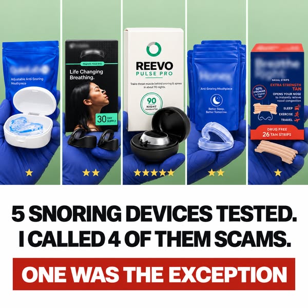 We Tested 5 Anti-Snoring Products. Only 1 Actually Worked.