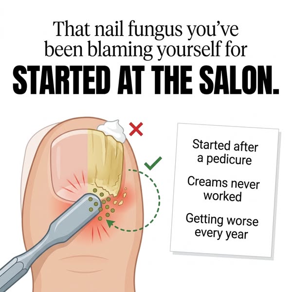 If Your Nail Fungus Started At A Pedicure, Here's Why Creams Never Fixed It