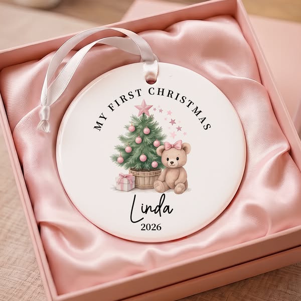 Personalized Baby's 1st Christmas Ornament