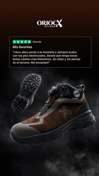 Calzado técnico de montaña fabricado en España