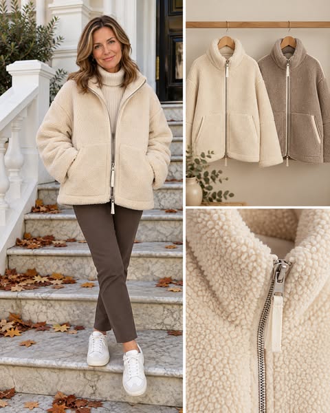 Oversized Teddy Jacket · £59.95