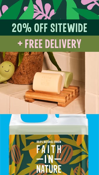 20% OFF + FREE DELIVERY
