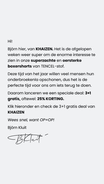 Shop nu met 25% korting