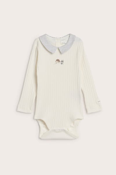 Long sleeve bodysuit with collar Off-white 56