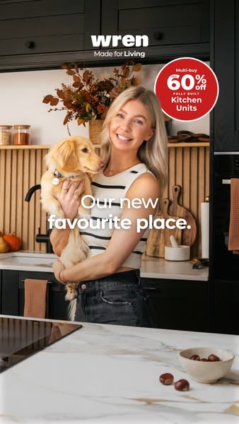 Autumn savings: Up to 60% off kitchens