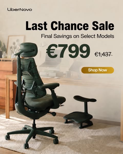 Last Chance: Up to 44% Off + Free Footrest