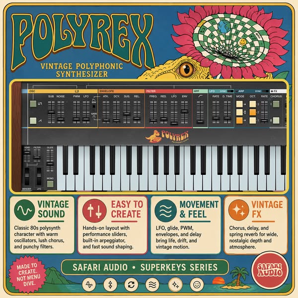 PolyRex: Vintage Polyphonic Synth