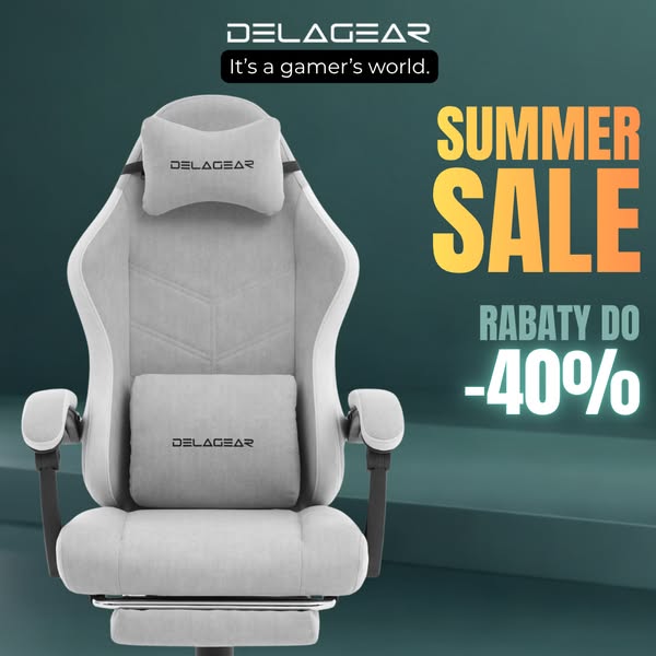 Fotele DELAGEAR do -40% taniej