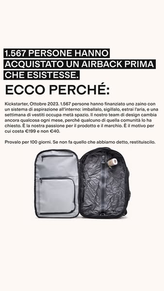 Airback | Fino al 50% di spazio in più