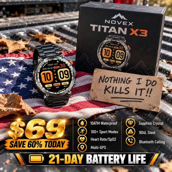 $69. GPS. 21-Day Battery. Waterproof. Calls & Notifications on your wrist. Health tracking 24/7.