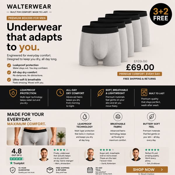 Buy 3, Get 2 Free. Walter’s Anniversary Sale is here!