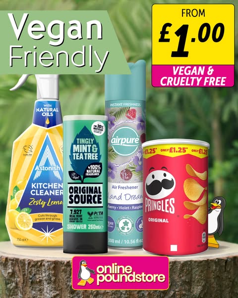 Shop vegan-friendly everyday essentials
