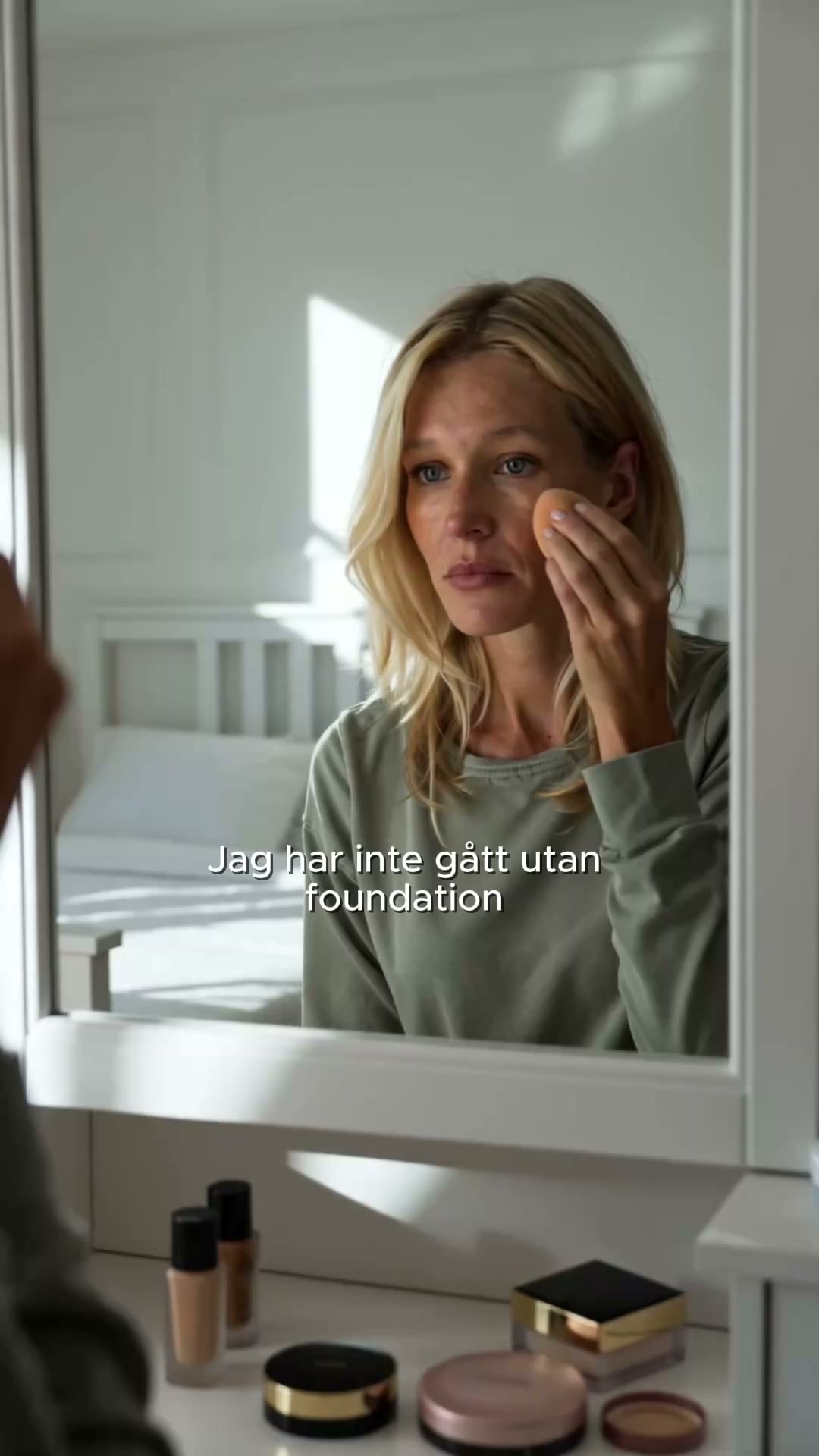 Vecka 4 — första gången på två år utan foundation