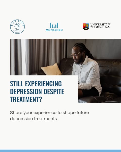 Help Develop Treatments for Depression