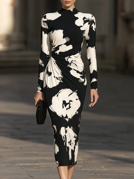 The "Instant Hourglass" Midi Dress