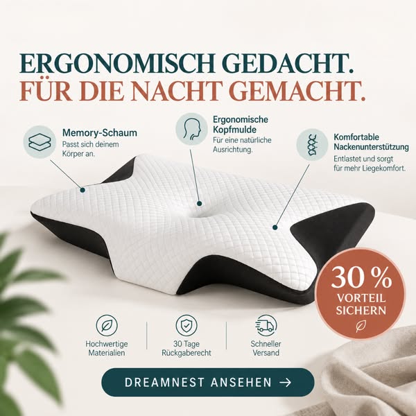 Morgens verspannt? Dein Kissen zählt.