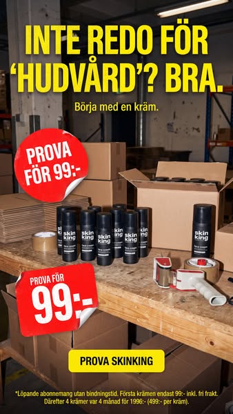 Torr hud? SkinKing håller huden återfuktad