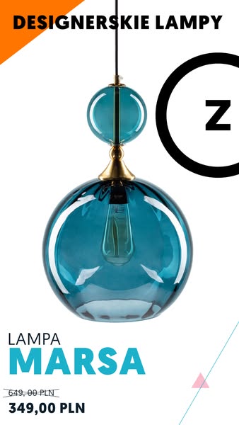 Lampa wisząca Marsa