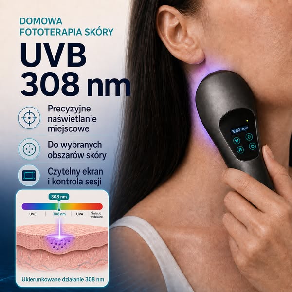 Nie więcej. Dokładniej. UVB 308 nm