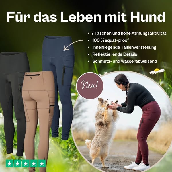 Die Favorit-Tights der Hundehalter sind in Version 2.0 zurück!