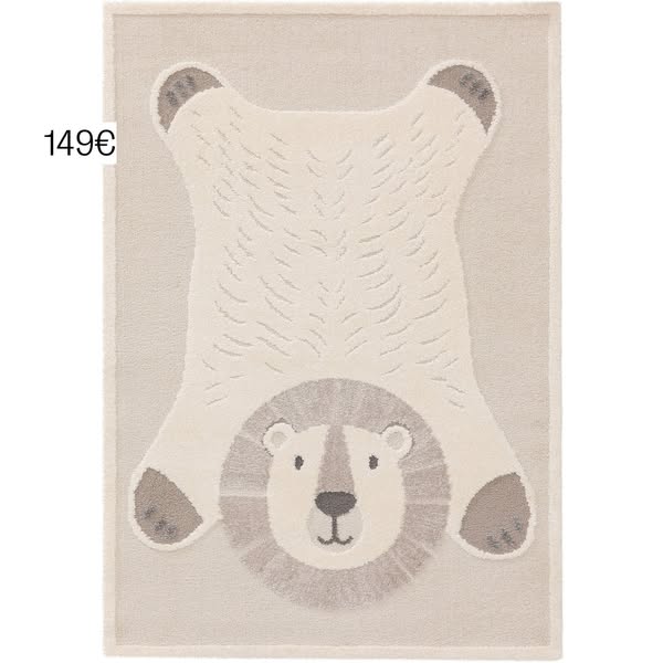 Tapis pour enfants Eve Crème/Beige