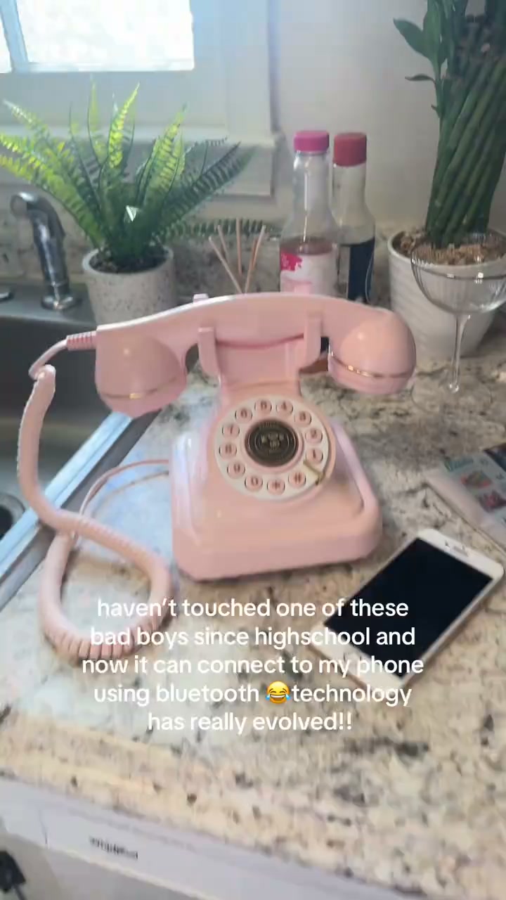 Retro Bluetooth Desk Phone｜Handset & Speakerphone