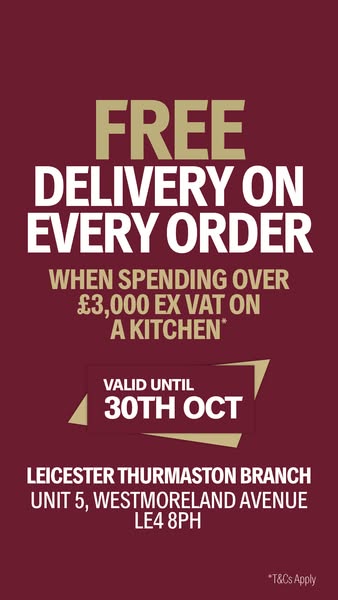 Spend Over £3k. Get Free Delivery