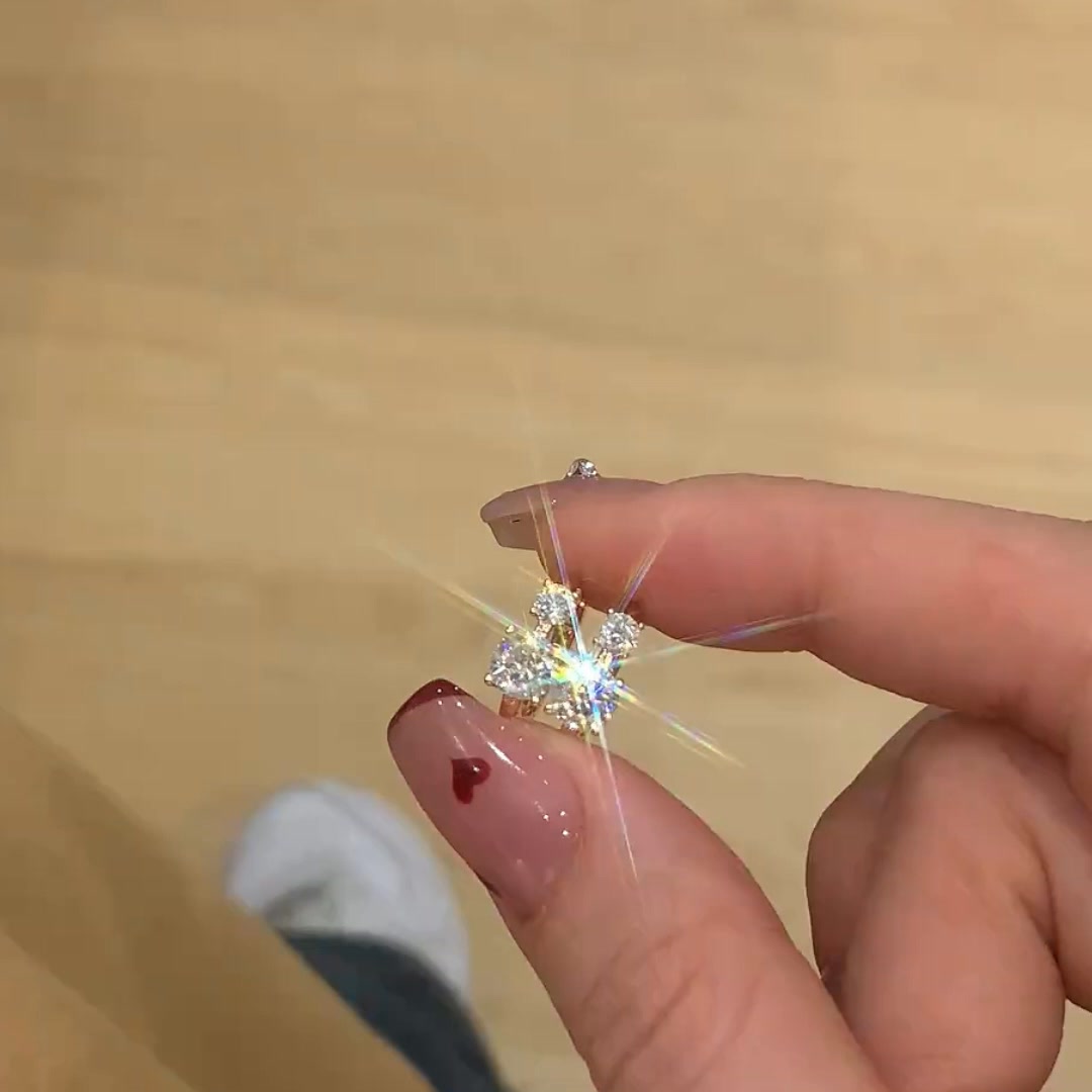 Octavia Moissanite Hoop Earrings