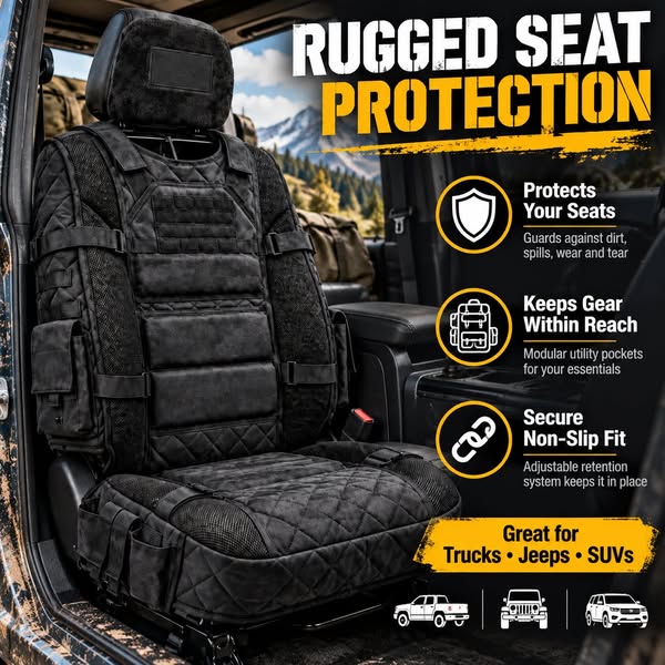 Protect The Seat. Organize The Gear.