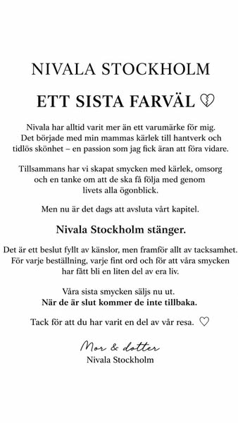 Lagerutförsäljning hos Nivala Stockholm
