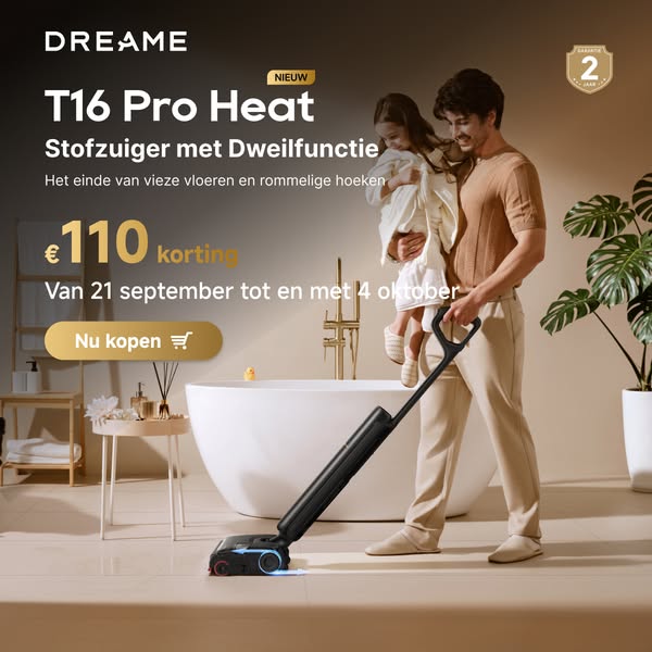 T16 Pro Heat nu tot €110 korting