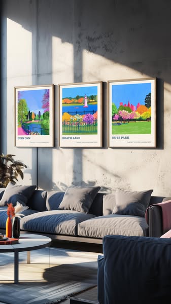 All three prints from £25