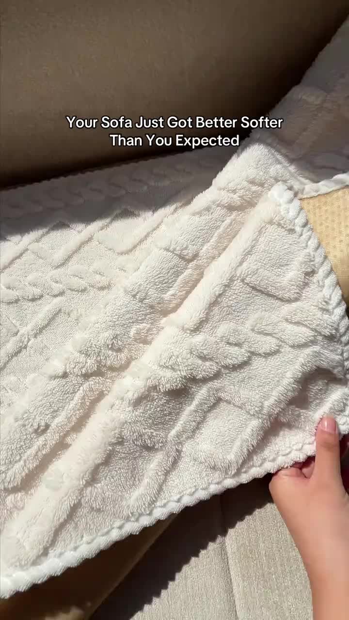 Plush Sofa Cover