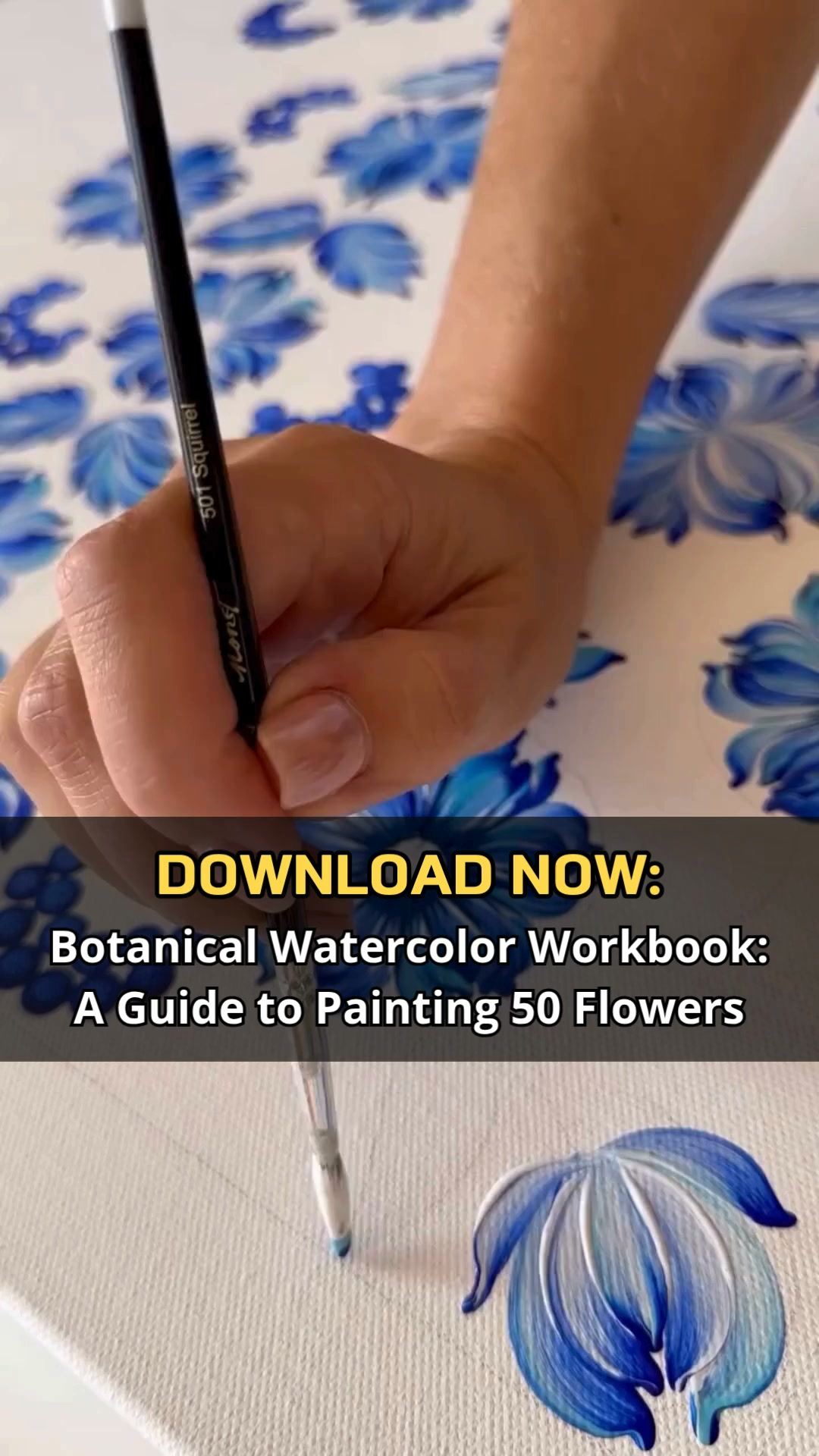 Paint Beautiful Watercolor Flowers Step by Step