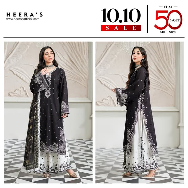 10.10 SALE—FLAT 50% OFF